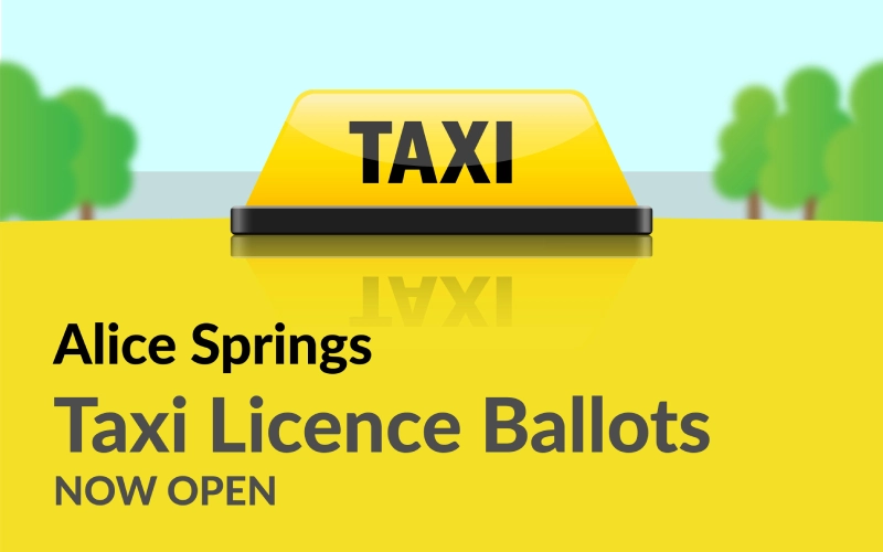 Alice Springs taxi licence ballots now open