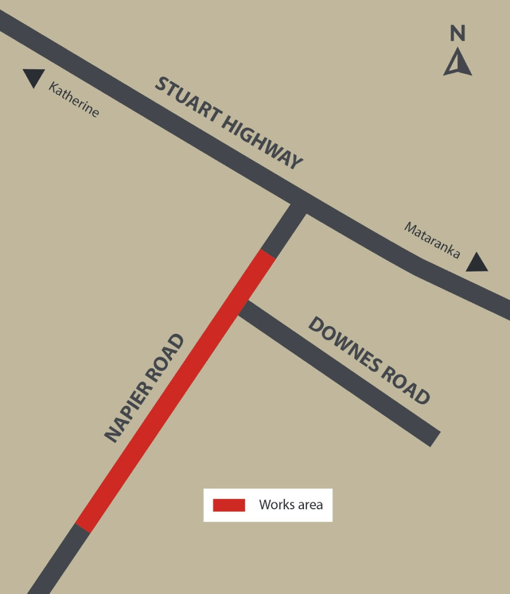 Map of Napier Road
