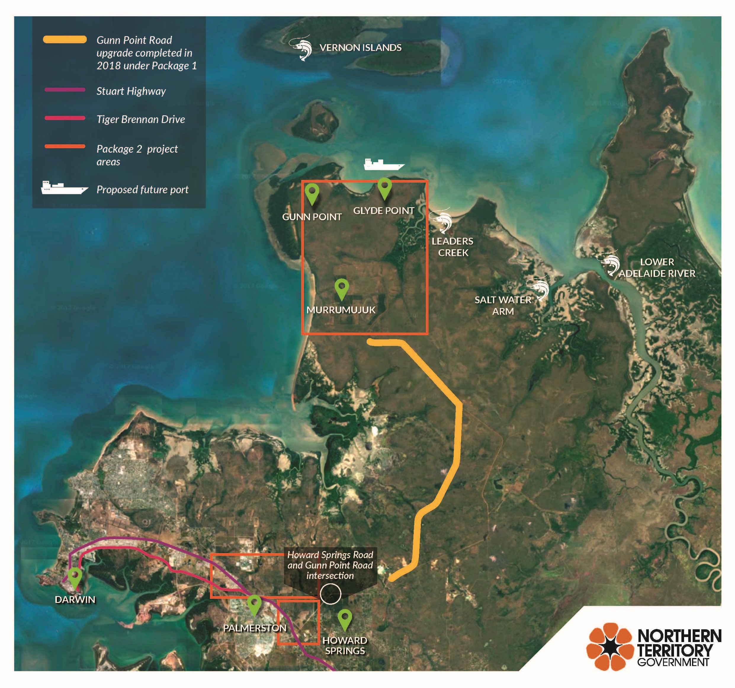 Gunn Point Overview Map