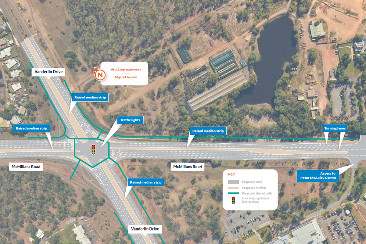 Interasection Drive Vanderlin Drive duplication planning study | Department of Logistics ...